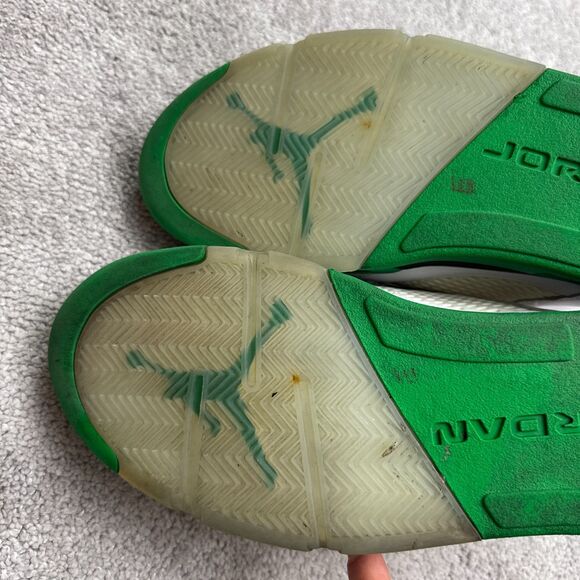 Nike Air Jordan 5 Retro Basketball Sneakers Shoes Mens 11.5 Lucky Green White main image 14
